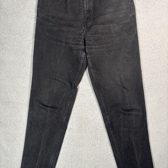 Vintage Levi’s Jeans Womens Sz 10 Short 15921 Tapered Fit Tapered Leg Black ‘96 - Picture 3 of 14